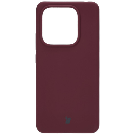 Silikonowe etui Bizon Soft Case do Xiaomi Redmi Note 14 5G, ciemnofioletowe