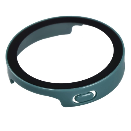 Etui ze szkłem do zegarka Bizon Case Watch Adamo do Huawei Watch GT6 41 mm, zielone