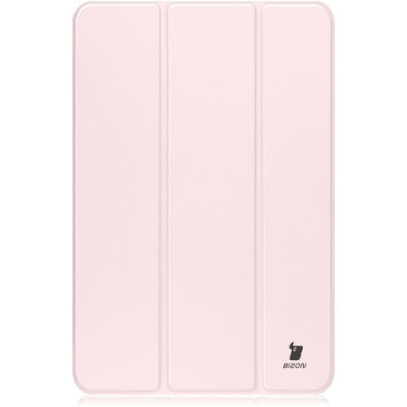 Etui Bizon Case Tab Clear Matt do Samsung Galaxy Tab S10 Plus / S9 Plus, jasnoróżowe