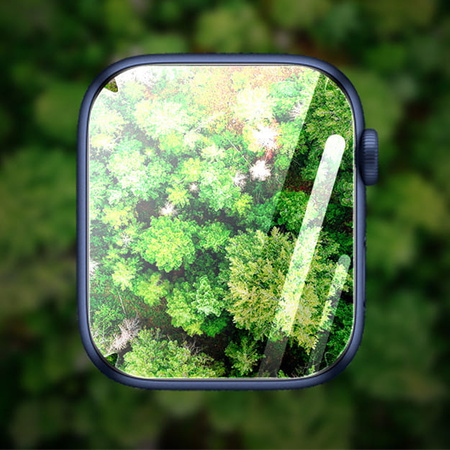 Folia hydrożelowa na ekran Bizon Glass Hydrogel, Apple Watch 8/7 45mm, 2 sztuki