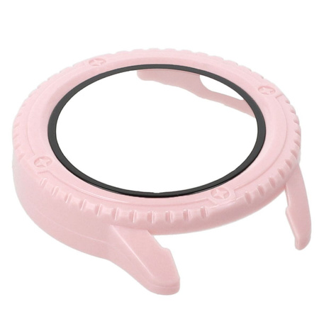 Etui Bizon Case Watch Adamo do Xiaomi Watch S3 47 mm, różowe