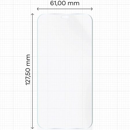 Folia hydrożelowa na ekran Bizon Glass Hydrogel Front do iPhone 12 Mini, 1 sztuka