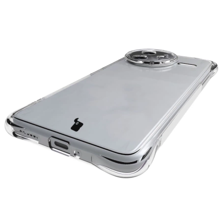 Elastyczne etui Bizon Case Salpa do Xiaomi Poco F7 Ultra, przezroczyste
