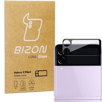 Szkło na aparat Bizon Glass Silk Lens dla Galaxy Z Flip4, 2 sztuki