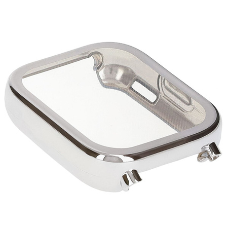 Etui z osłoną ekranu Bizon Case Watch Felipe do Xiaomi Redmi Watch 5 Active, srebrne