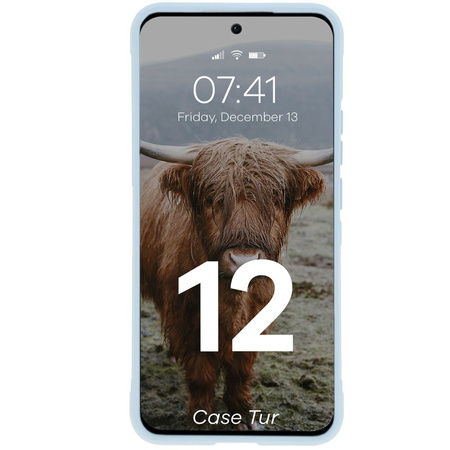 Pancerne etui Bizon Case Tur do Oppo Reno 12, jasnoniebieskie
