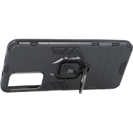 Etui Bizon Case Armor Ring do Poco M4 Pro 5G / Redmi Note 11S 5G, czarne