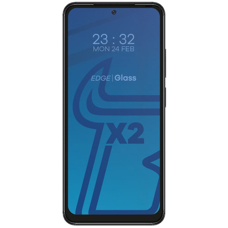 Szkło hartowane Bizon Glass Edge - 2 sztuki + ochrona na obiektyw, Poco M4 Pro 5G / Redmi Note 11S 5G, czarne