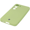 Etui Bizon Case Silicone Sq do Samsung Galaxy S23, jasnozielone