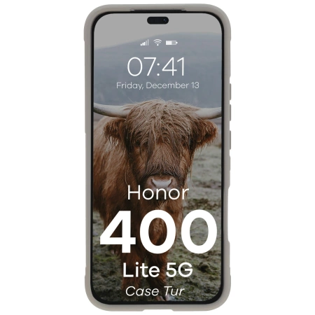 Pancerne etui Bizon Case Tur do Honor 400 Lite, jasnoszare