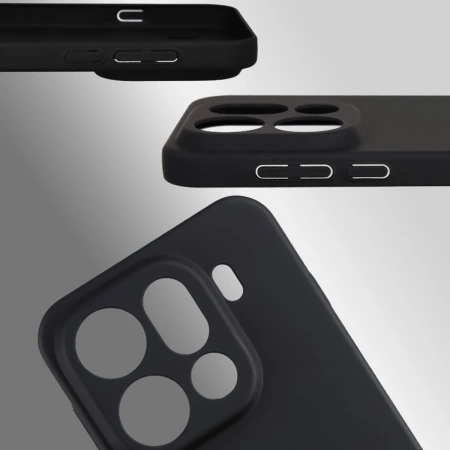 Etui Bizon Case Łupka do Oppo Find X9 Pro, czarne