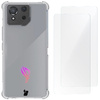 Etui + 2x folia Bizon Case Clear Pack do Asus ROG Phone 8, przezroczyste