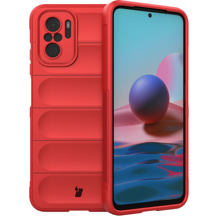 Pancerne etui Bizon Case Tur do Xiaomi Poco M5s / Xiaomi Redmi Note 10 / 10s, czerwone