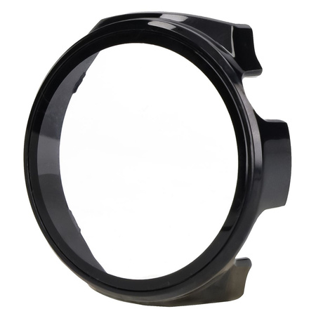 Etui ze szkłem do zegarka Bizon Case+Glass Watch do Huawei Watch 4 Pro Space Edition, czarne