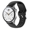 Pasek Bizon Strap Watch Silicone Pro do Xiaomi Watch S1 Pro, czarny