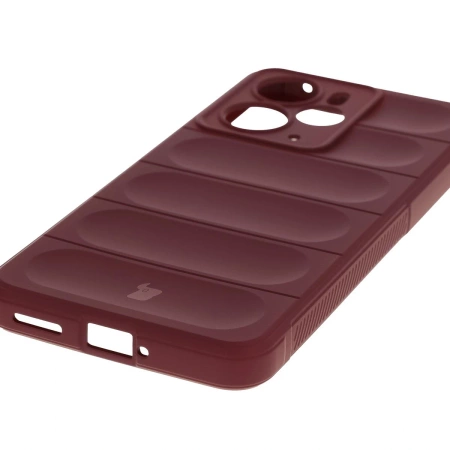 Pancerne etui Bizon Case Tur do Realme 14 5G, burgundowe