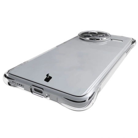 Elastyczne etui + 2x szkło hartowane Bizon Case Clear Pack do Xiaomi Poco F7 Ultra