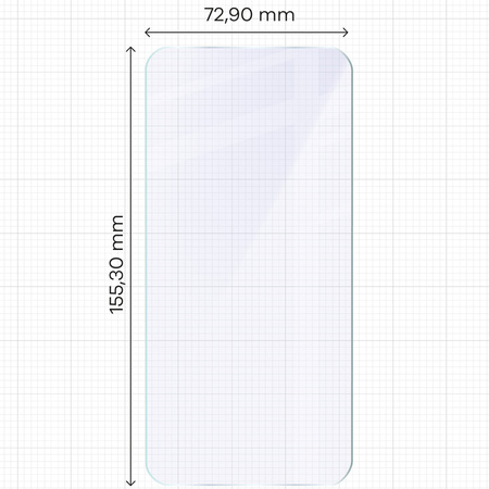 Elastyczne szkło hybrydowe Bizon Glass Mule do Galaxy S24 Plus