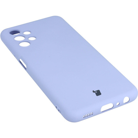 Etui Bizon Case Silicone do Galaxy A13 4G, jasnofioletowe