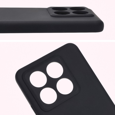 Silikonowe etui Bizon Soft Case do Xiaomi 14T Pro, czarne