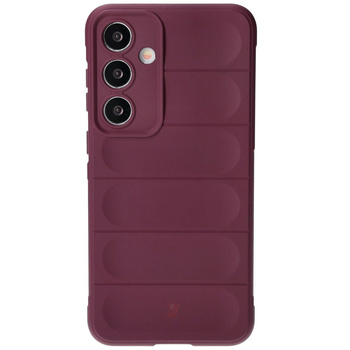 Pancerne etui Bizon Case Tur do Galaxy S24 Plus, burgundowe