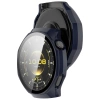 Etui ze szkłem do zegarka Bizon Case+Glass Watch do Huawei Watch GT6 Pro 46 mm, niebieskie