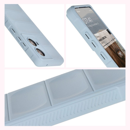 Pancerne etui Bizon Case Tur do Motorola Moto G85 5G, jasnoniebieskie