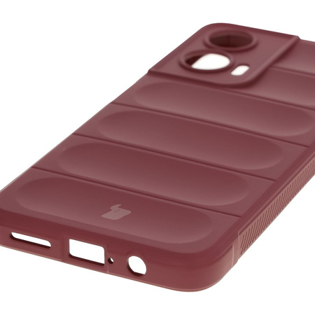 Pancerne etui Bizon Case Tur do Motorola Moto G35 5G, burgundowe