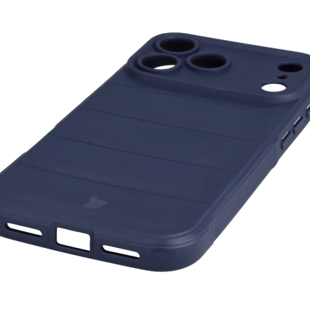 Pancerne etui Bizon Case Tur do iPhone 17 Pro Max, granatowe