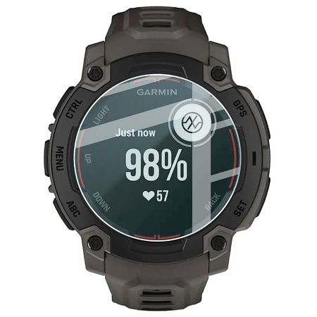 Szkło hartowane na ekran Bizon Glass Watch Clear do Garmin Instinct E 45 mm