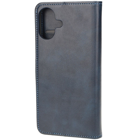 Etui z klapką Bizon Case Pocket do iPhone 16 Plus, granatowe