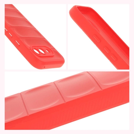 Pancerne etui Bizon Case Tur do Google Pixel 9a, czerwone