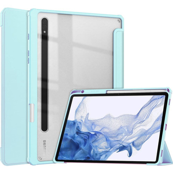 Etui Bizon Case Tab Clear Matt do Samsung Galaxy Tab S8 / S7, błękitne