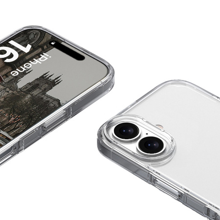 Etui Bizon Case Halo do iPhone 16 Plus, przezroczyste
