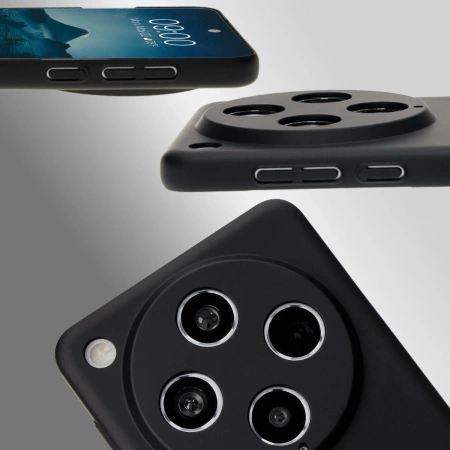 Etui Bizon Case Łupka do Oppo Find X8 Pro, czarne