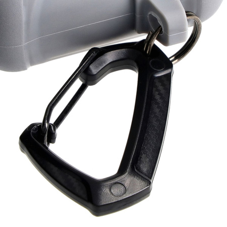 Etui Bizon Case Headphone Armor do Apple Airpods 1/2, szare