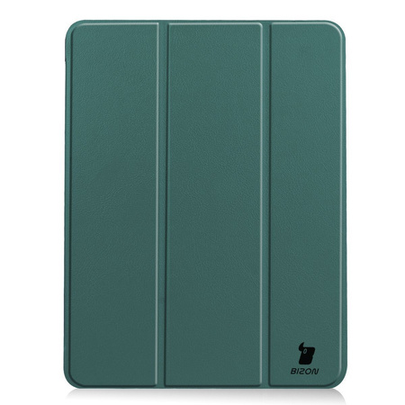 Etui Bizon Case Tab Croc do iPad Air 13" 2025 / 2024, ciemnozielone