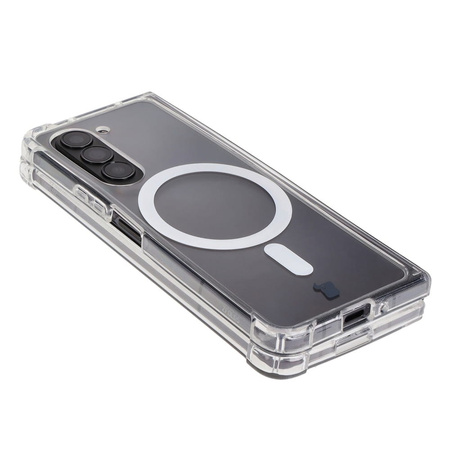 Etui Bizon Case Pure Magnetic do Galaxy Z Fold5, przezroczyste
