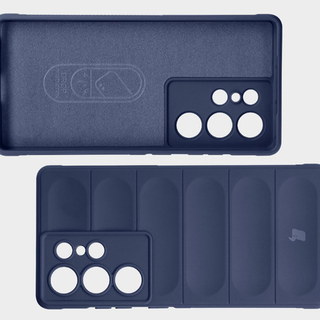 Pancerne etui Bizon Case Tur do Galaxy S25 Ultra, granatowe