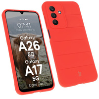 Pancerne etui Bizon Case Tur do Galaxy A17 5G / A26 5G, czerwone