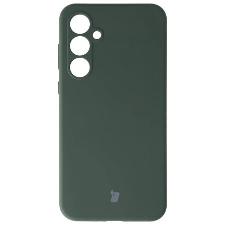 Silikonowe etui Bizon Soft Case do Galaxy A35 5G, ciemnozielone