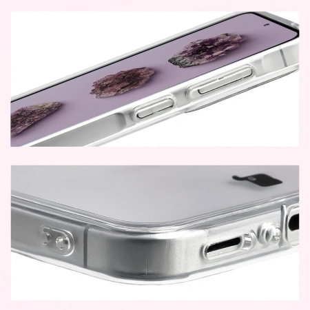 Etui z pierścieniem magnetycznym Bizon Case CrystalO do Galaxy A37 5G / A36 5G, przezroczyste