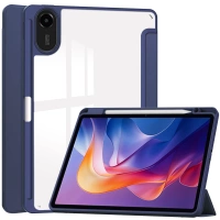 Etui z klapką Bizon Case Tab Clear Matt do Xiaomi Redmi Pad 2, granatowe