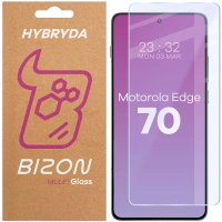 Elastyczne szkło hybrydowe Bizon Glass Mule do Motorola Edge 70