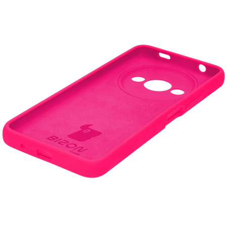 Etui silikonowe Bizon Soft Case do Xiaomi Redmi A3 4G, neonowo-różowe