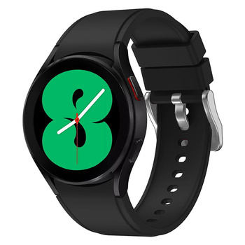 Pasek Bizon Strap Watch Silicone Pro do Galaxy Watch 20 mm, czarny