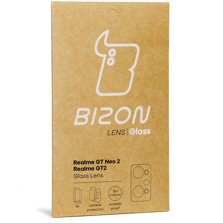 Szkło na aparat Bizon Glass Lens dla Realme GT2/ Neo2, 2 sztuki