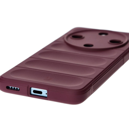 Pancerne etui Bizon Case Tur do Honor Magic6 Lite, ciemnofioletowe