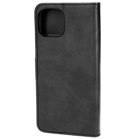 Etui z klapką Bizon Case Pocket do iPhone 15, czarne