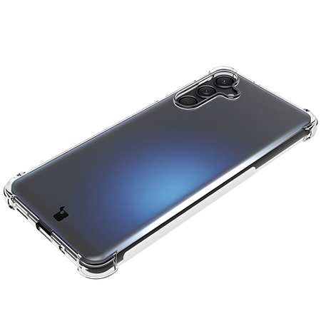 Elastyczne etui Bizon Case Salpa do Galaxy M55 5G, przezroczyste